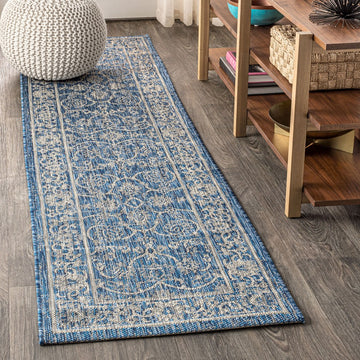 Palazzo Vine And Border Textured Weave Indoor/outdoor Area Rug
